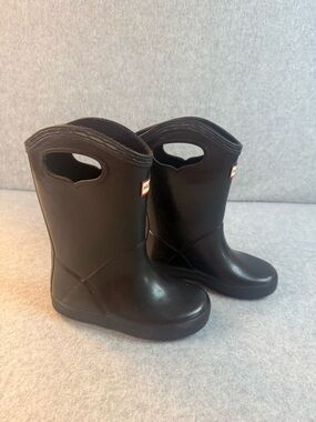 Little Kids Hunter First Classic Pull-On Waterproof Rain Boots 7